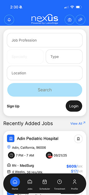 Login Screen