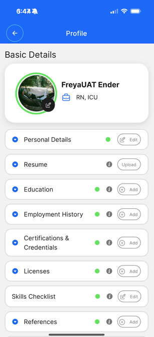 Profile Details